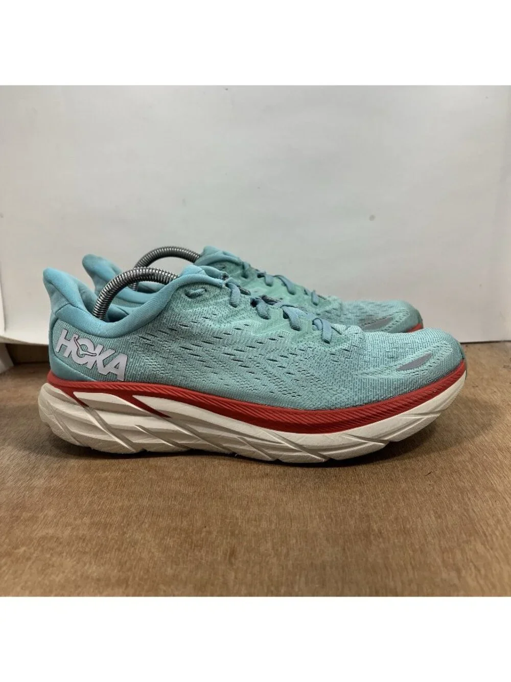 Hoka One One Clifton 8 Women Size 11B Running Shoe Blue
